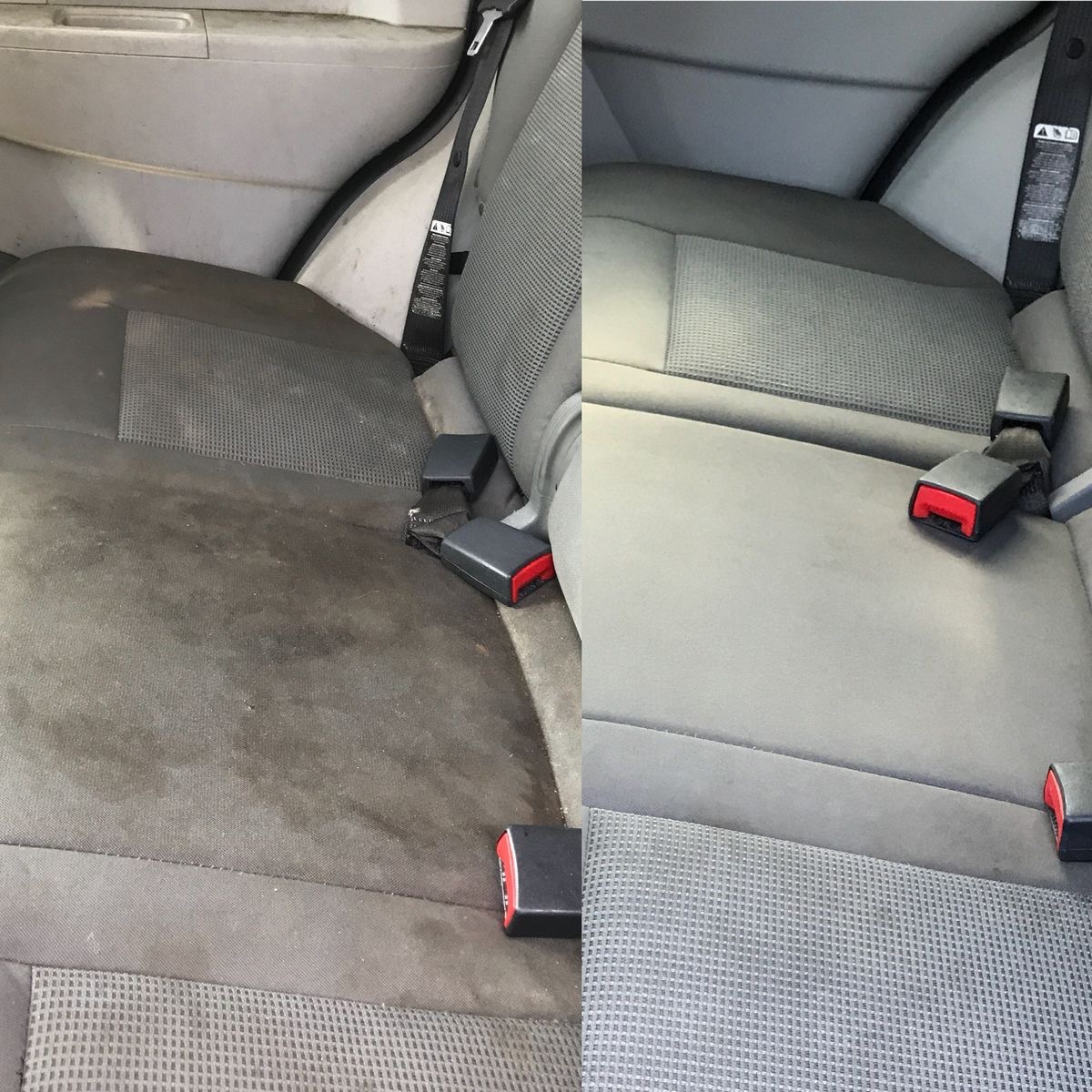 Auto detailing before and after result