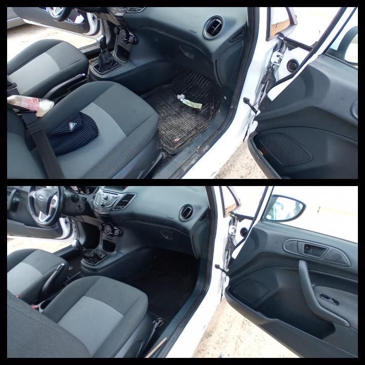 Auto detailing before and after result